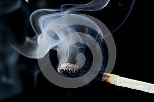 Smoldering match