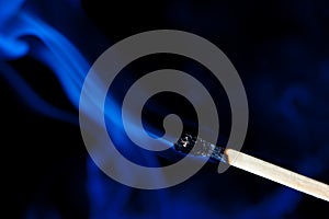 Smoldering match