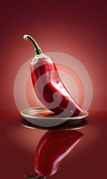 Smoldering Red Pepper Illusion
