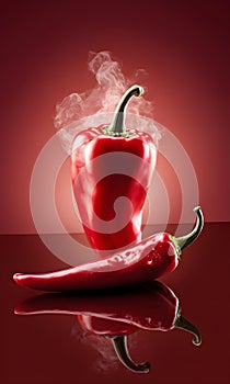 Smoldering Red Pepper Illusion