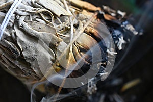 Smoldering Sage Smudge Bundle Close Up