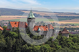 Smolenický zámok, Kongresové centrum SAV - postavený v 15. storočí, Malé Karpaty SLOVENSKO. Hrad Ramantic