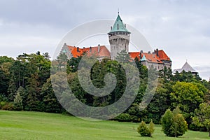 Smolenice castle in Slovakia on the rise, Europe