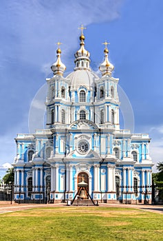 Smolny Cathedral, Saint Petersburg, Russia