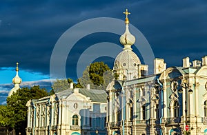 Smolny Cathedral in Saint Petersburg