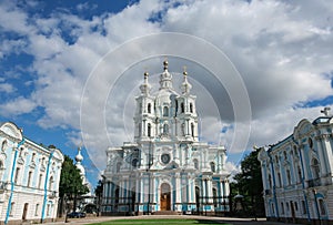 Smolny Cathedral, Saint Petersburg, Russia