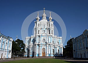 Smolny Cathedral in St. Petersburg