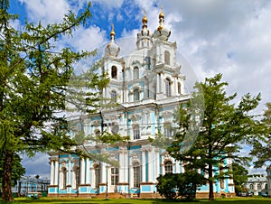 Smolny cathedral. St. Petersburg. photo