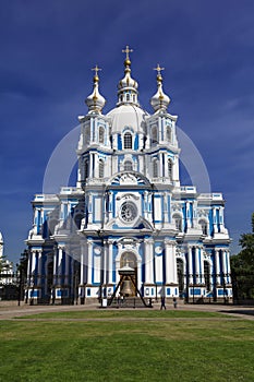 Smolny Resurrection of Christ Cathedral in St. Petersburg