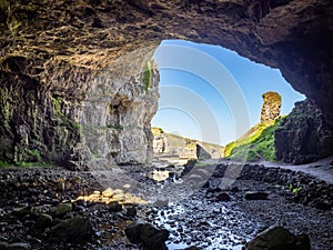 Smoo Cave in Sutherland, Scotland