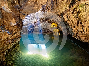 Smoo Cave in Sutherland, Scotland