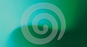 Abstract Gradient Background with Shades of Green and Teal