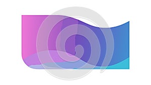 Smooth Abstract Gradient Wave: Modern Flowing Design Element Colorful Curve, vector design Generative AI