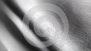 Smooth Abstract Metallic Silver Texture in High-Resolution