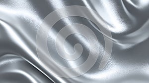 Smooth Abstract Metallic Silver Texture in High-Resolution
