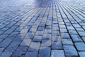 Smooth antique paving stones