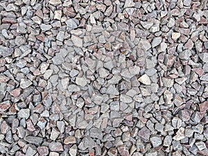 smooth background of small stones