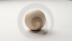 Clean and uncluttered composition highlights the sphere s texture and