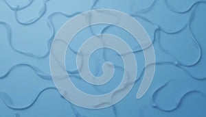 A background features a smooth gradient transitioning from light blue at the top to deeper blue at the bottom