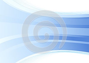 Smooth blue wave background