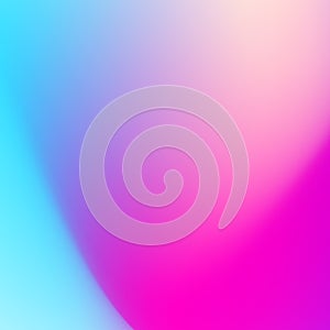 Smooth bright gradient background. Purple, pink, blue abstract wallpaper. Blurred liquid flowing vibrant mesh texture