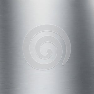 Smooth, brushed metal surface with a subtle horizontal grain texture. The material