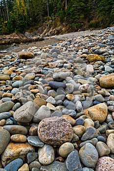 Smooth Colorful Stones, Little Hunters Beach, Acadia National Park, Maine