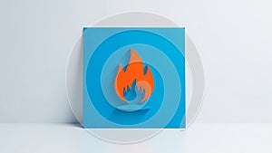 With smooth curves and sharp tips creating a three dimensional effect