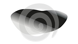 Smooth Dark Gradient Abstract Blob Shape, vector design Generative AI