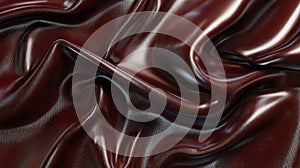 Smooth, Draped, Deep Red Fabric Texture