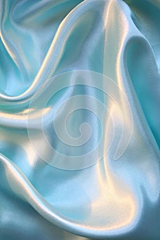 Smooth elegant blue silk background