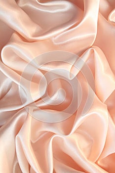 Smooth elegant pink silk as background