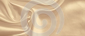 Smooth elegant silk as wedding background. In Sepia toned. Retro