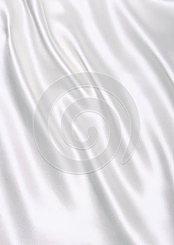 Smooth elegant white silk as wedding background