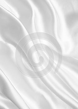 Smooth elegant white silk or satin as wedding background