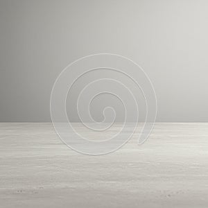 Smooth, empty concrete surface with a subtle texture, blending into a light gray