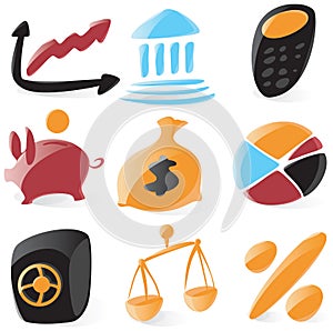 Smooth finance icons