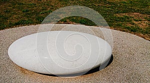 Smooth flat rock photo