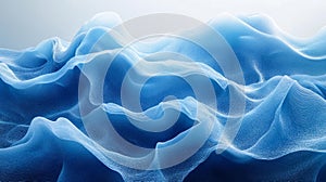 Smooth Flowing Waves in a Calming Ocean-Inspired Design photo