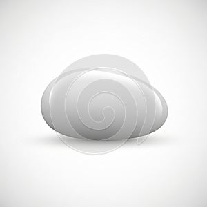 It casts a subtle shadow indicating a light source from the upper left