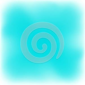 A smooth gradient background transitioning from a deep cyan in the center to a lighter