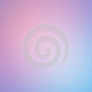 A smooth gradient background transitioning from soft pink to light blue, creating a