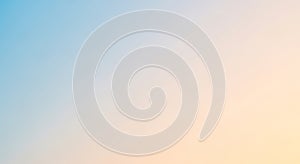 Soft Gradient Background in Blue and Peach texture abstract color or texture in design projects