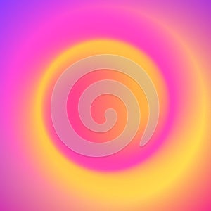 Smooth gradient blend design background, color magis spiral template vector illustration