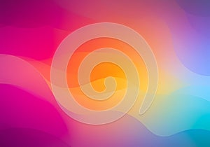 Smooth gradient blend of pastel colors for creative design backgrounds