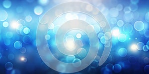 Abstract blue blurred background with smooth gradient