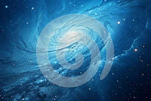 Blue Gradient Space Abstract Background