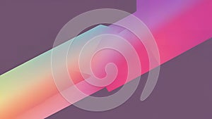 Smooth gradient geometric shapes with soft color transition across purple background