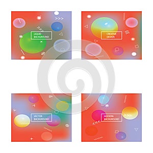 Smooth gradient mesh.