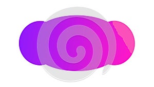 Smooth Gradient Purple Pink Oval Shape Vector, vector design Generative AI